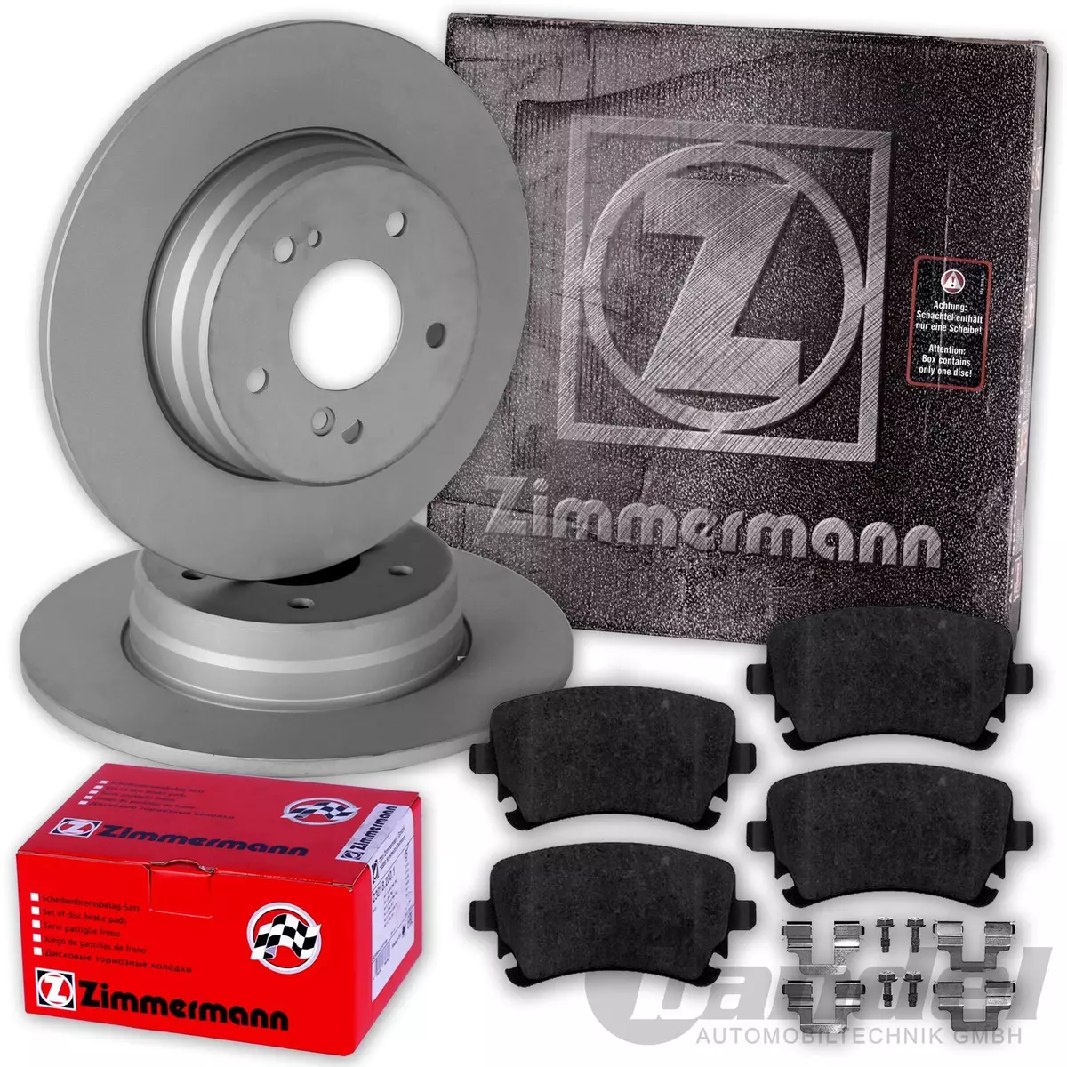 Гальмівні диски та колодки Zimmermann для VW CADDY III Kasten 1.2 TSI